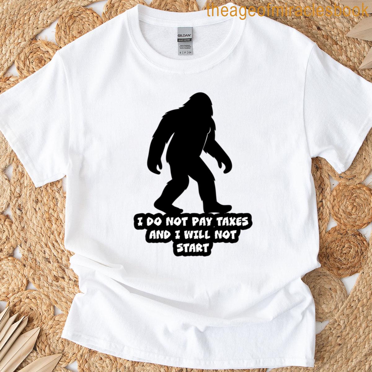 Sovereign Citizen Bigfoot That Is My Legal Name T-shirt
