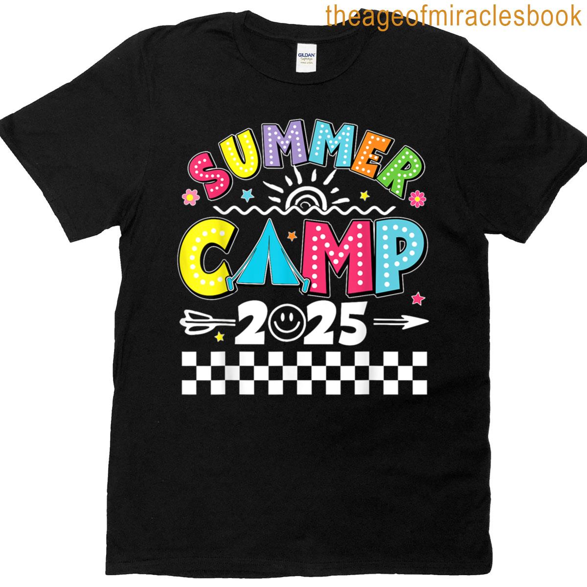 2025 Summer Camp 2025 Summer Vacation Matching Family Group T-shirt