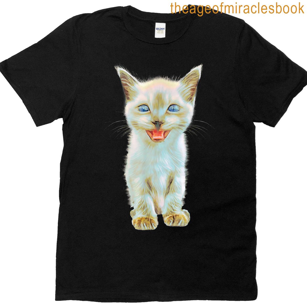 Cute Kitten Siamese Cat – Men Women Kids Cat Lover T-shirt