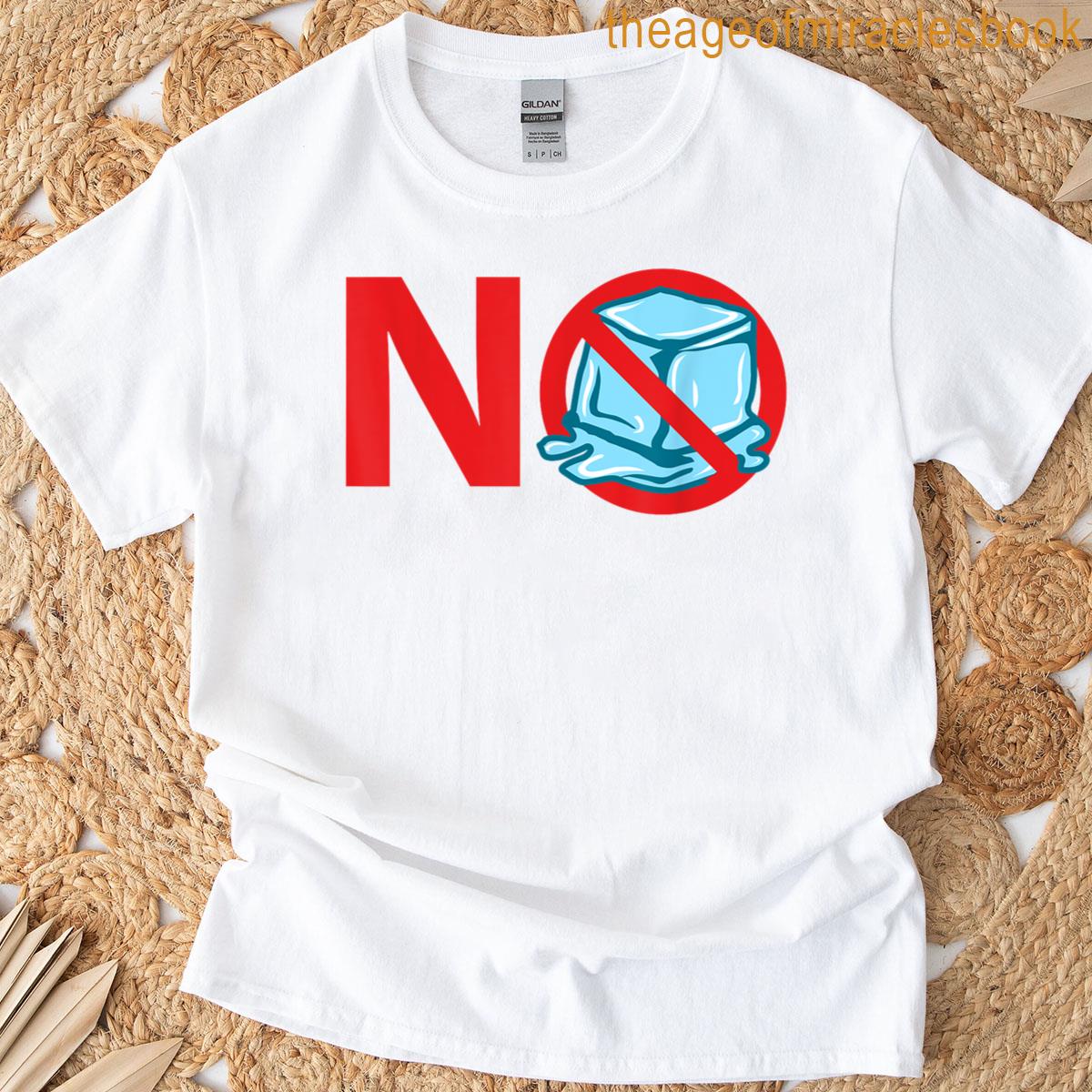 No Ice Funny Ice Cube Anti Ice Deportation Human Rights T-shirt