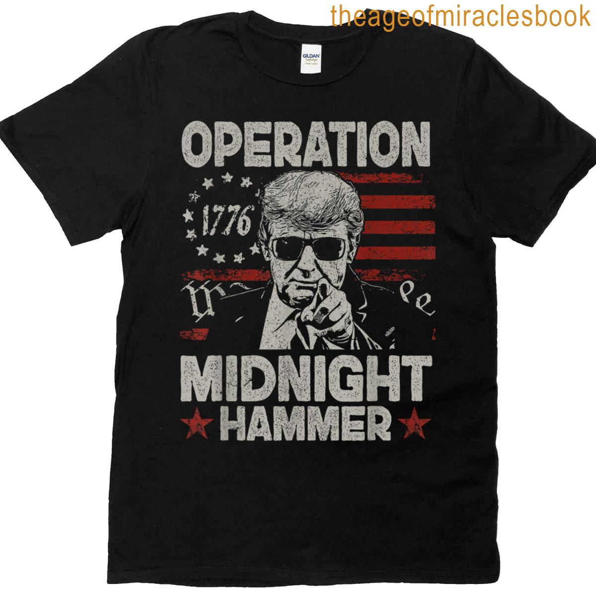 Operation Midnight Hammer Usa Flag T-shirt