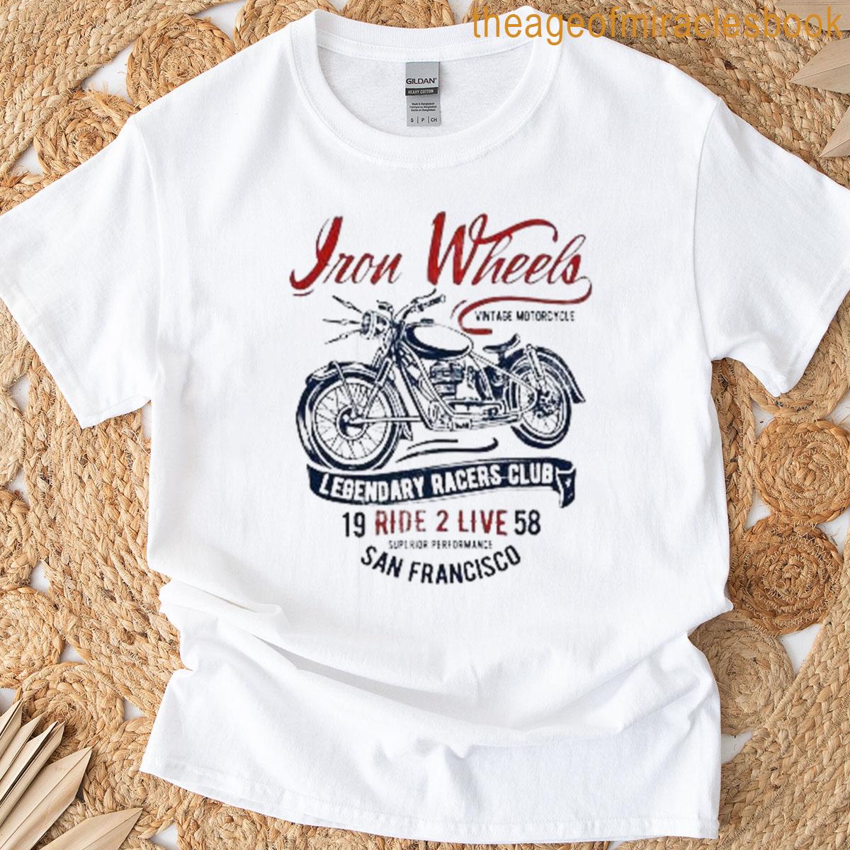 Iran Wheels Vintage Motorcycle Premium T-shirt