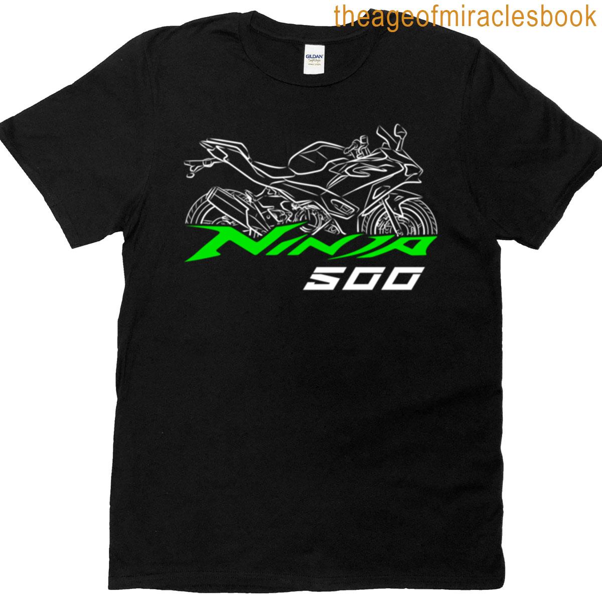 Kawasaki Ninja 500 For Bikers Motorcycle T-shirt