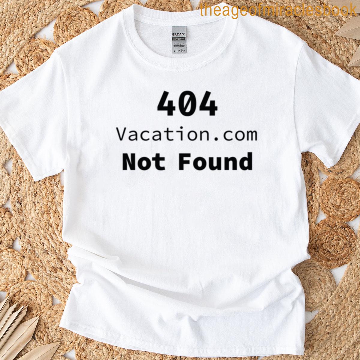 404 Vacationcom Not Found Oversized T-shirt