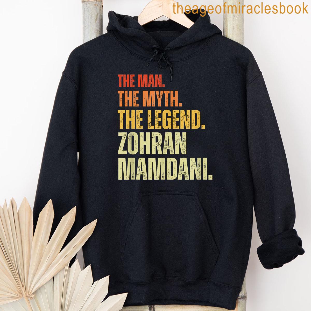 Alternative view of Zohran Mamdani For Nyc Mayor Cool Trendy Vintage Funny T-shirt