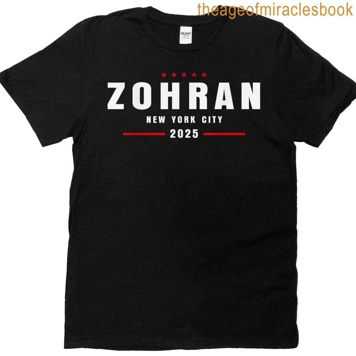 Zohran Mamdani Nyc Mayor New York City Election Us Flag 2025 T-shirt