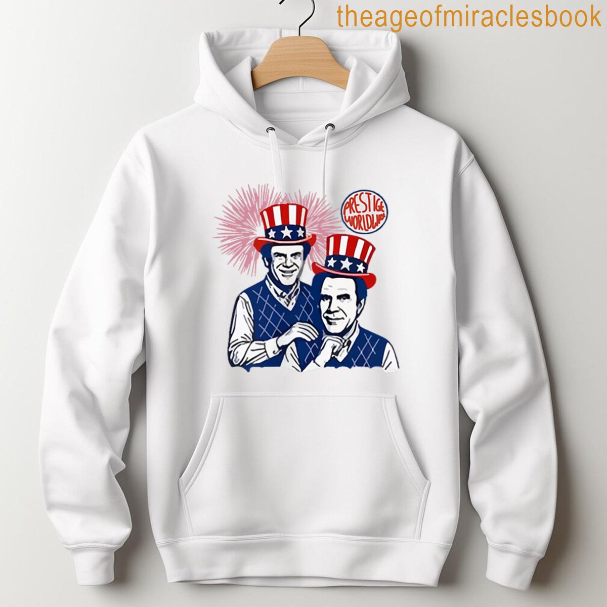 Alternative view of 2side On The Fourth 4th Of July Boats Hoes And Freedom T-shirt