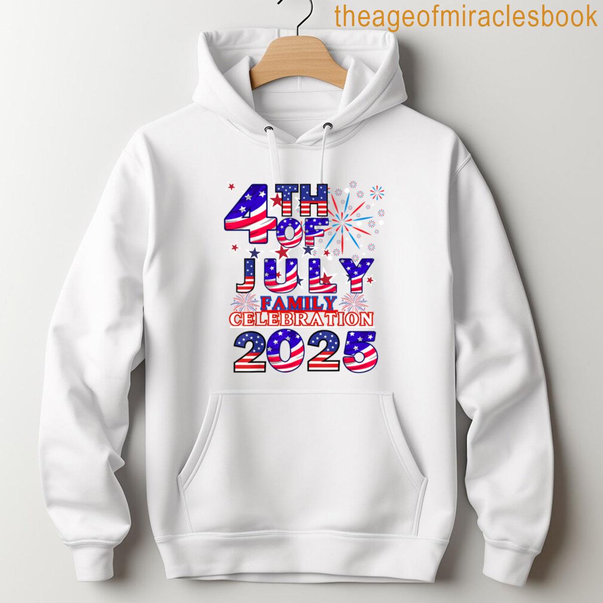 Alternative view of 4th Of July Family Celebration 2025 Matching Group T-shirt