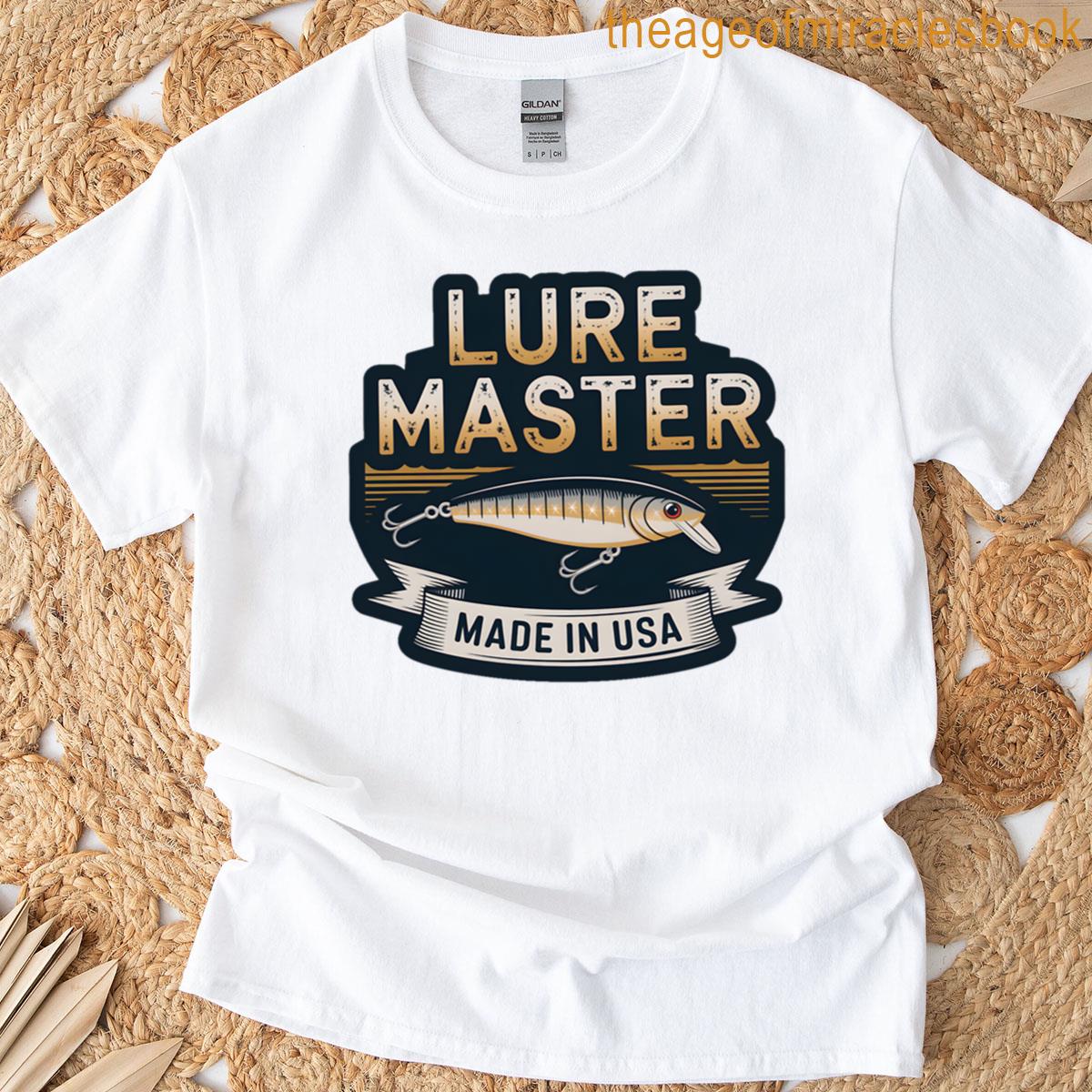 Lure Master Vintage Fishing Lure Sticker For Serious Anglers T-shirt