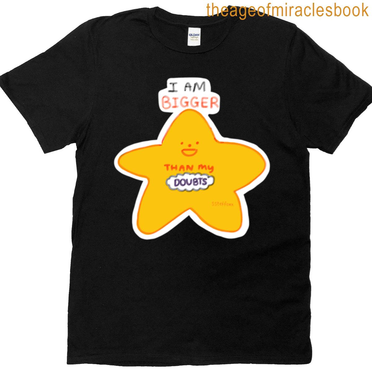 Motivational Quote With Cute Star T-shirt