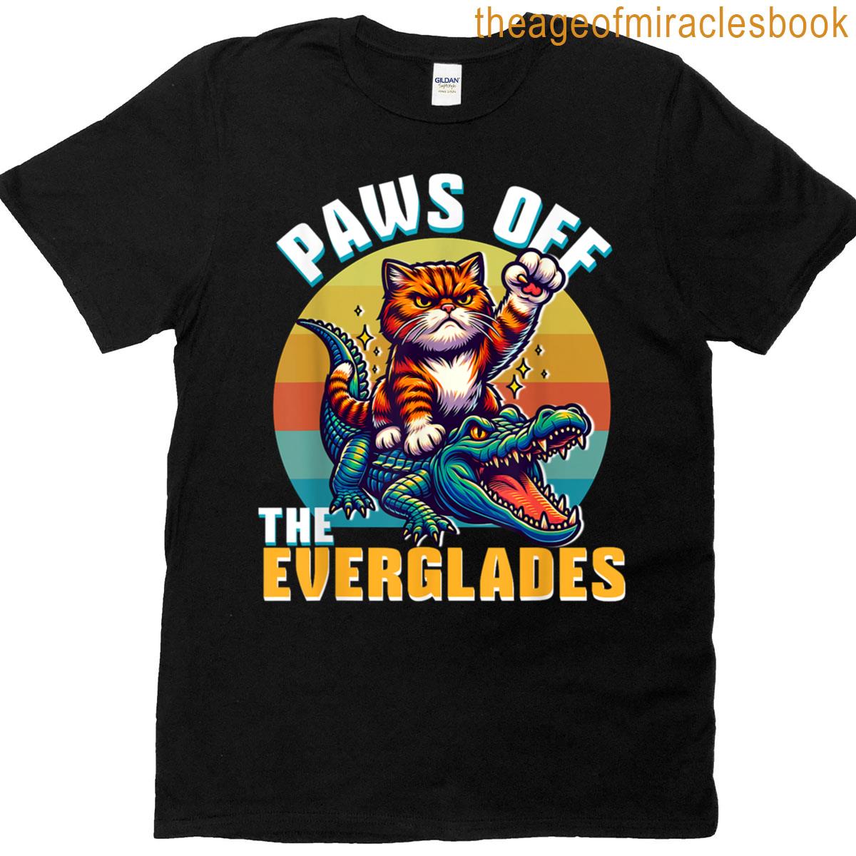 Protect The Everglades Cat Save National Park Activist T-shirt