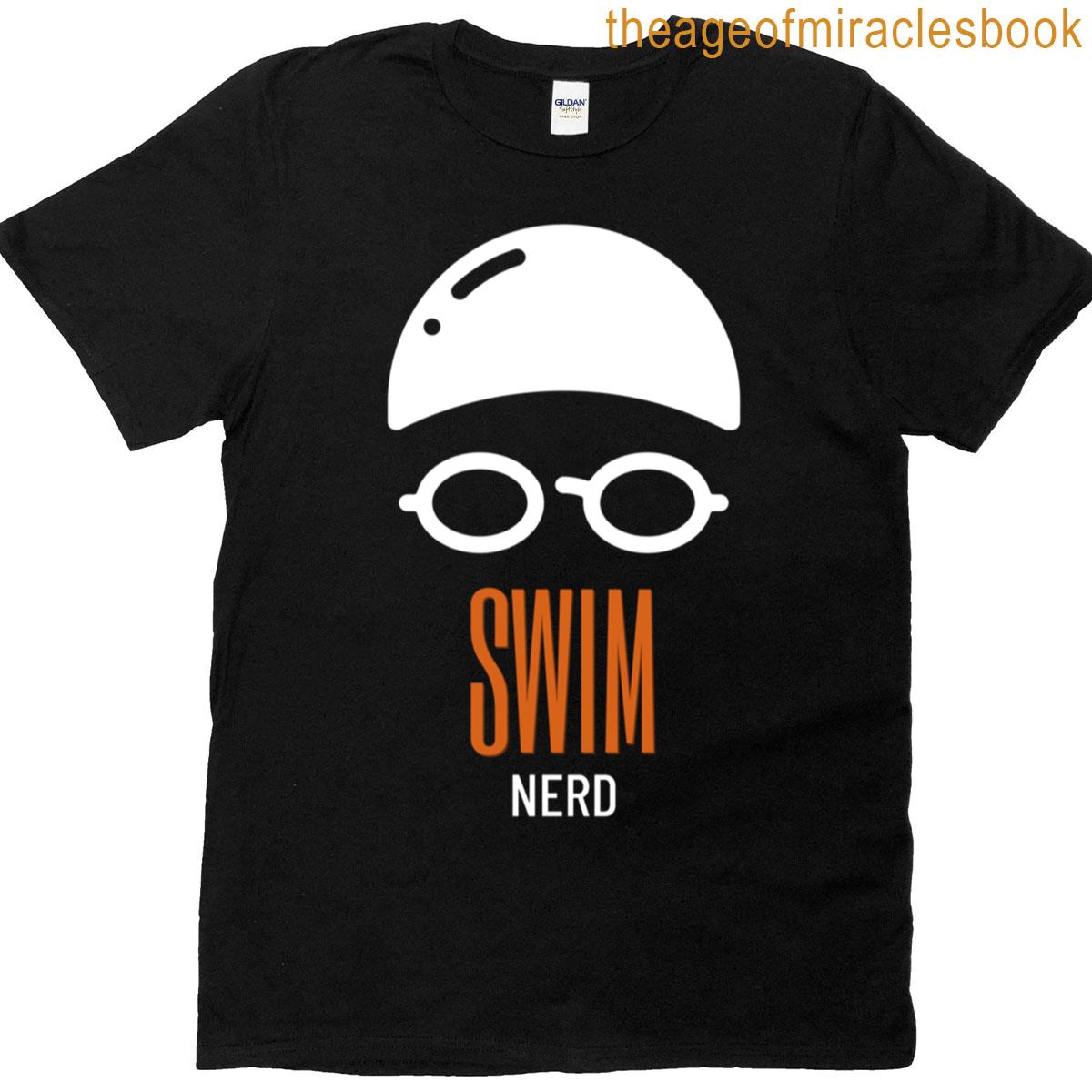 Swim Nerd Tee Unisex Aquatic Fan Jersey Short Sleeve Top Swim Team Apparel Ironic Team Gift Nerd App T-shirt