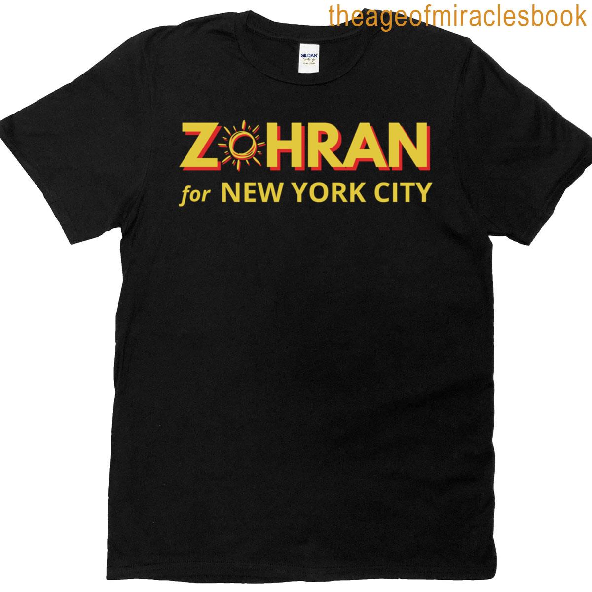 Zohran Mamdani For Nyc Mayor Funny Cool Trendy Progressive T-shirt
