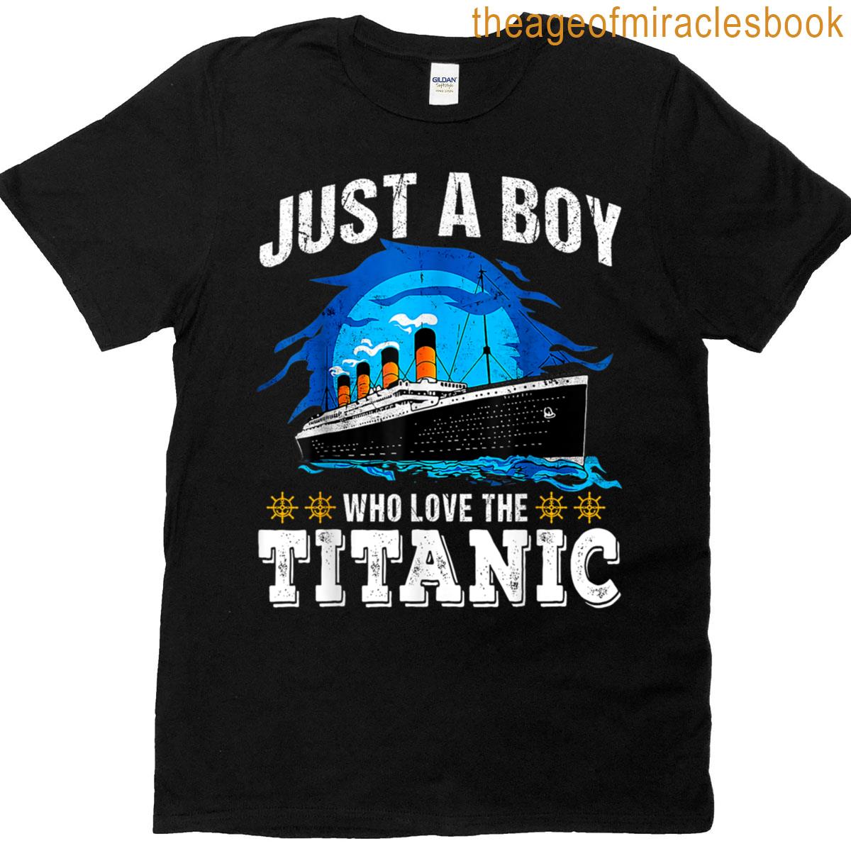 Boys Who Just Love The Rms Titanic Thanksgiving Coustume T-shirt
