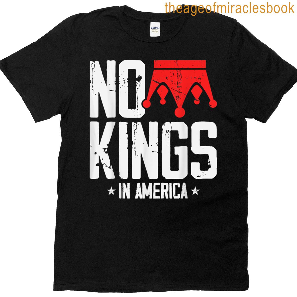 No Kings Vintage Patriotic Freedom Liberty Usa Liberty T-shirt
