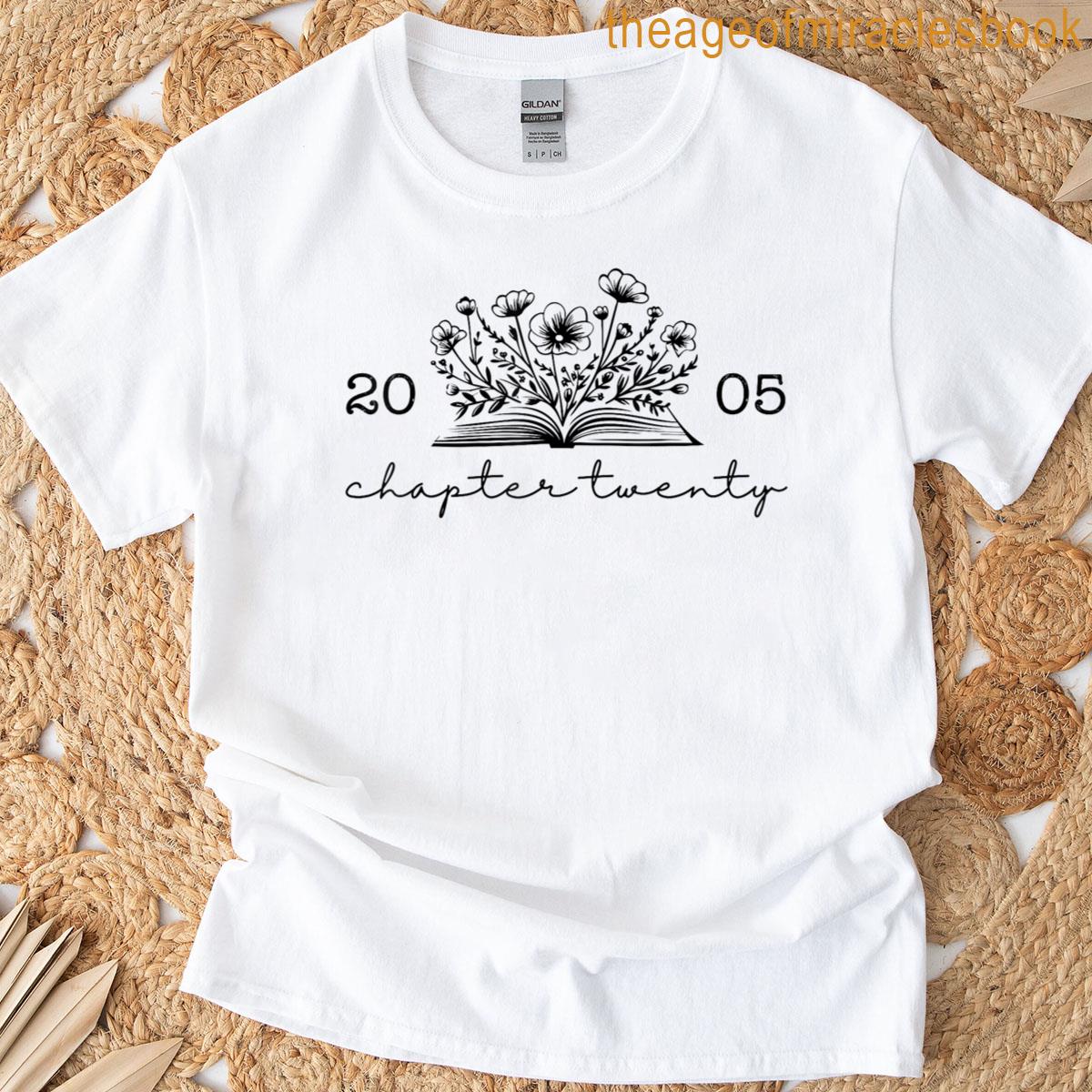 20th Birthday 2005 Chapter 20 Reading Book Lover Women T-shirt