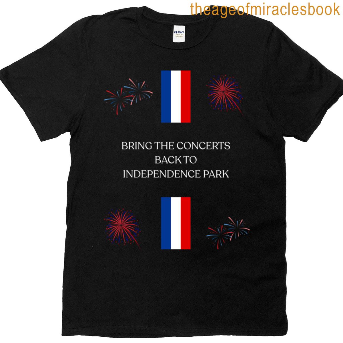 Bristol Ri Concerts At Independence Park T-shirt