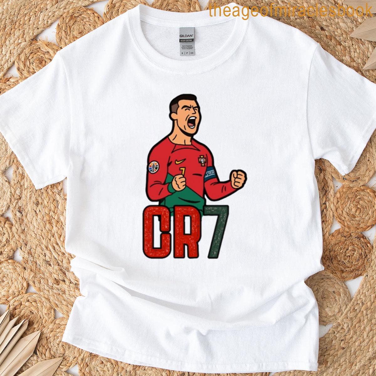Cristiano Ronaldo Cartoon Portugal Celebration T-shirt