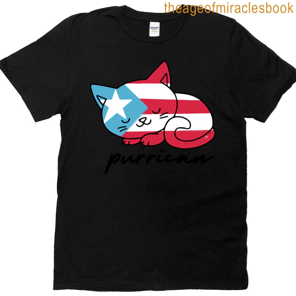 Purrican Puerto Rican Cat T-shirt