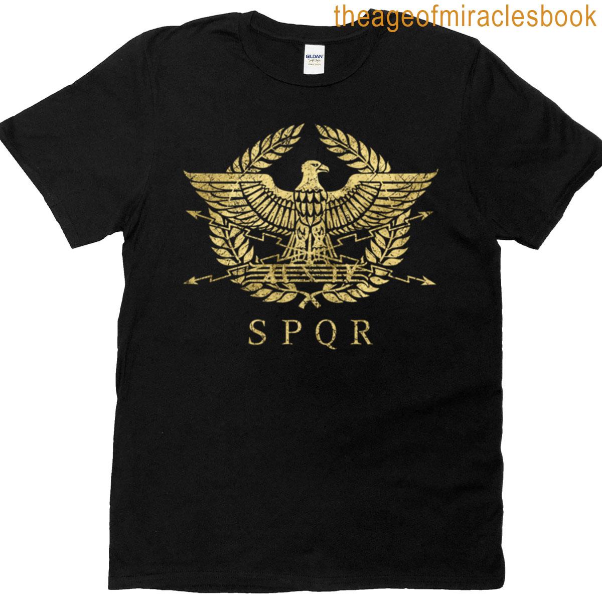 Roman Empire Emblem – Vintage Gold T-shirt