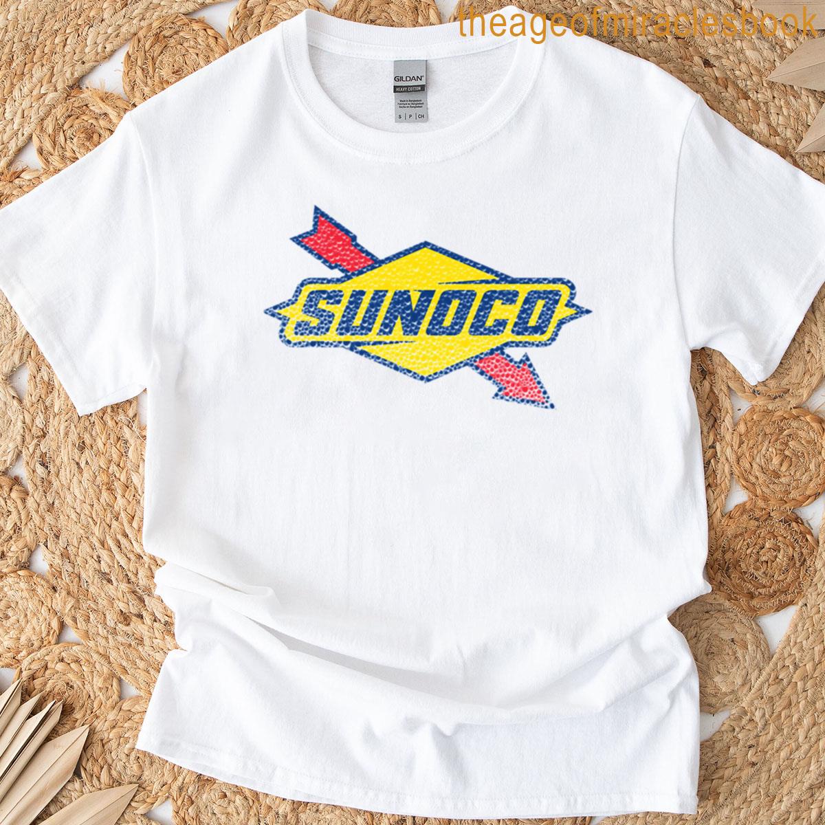 Sunoco Oil Logo Washed In Soap Bubbles T-shirt