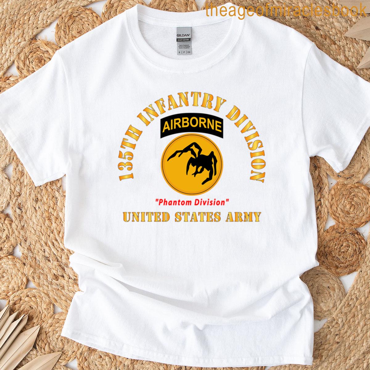 Army – Ssi – 135th Airborne Division – Phantom Division – Us Army X 300 T-shirt