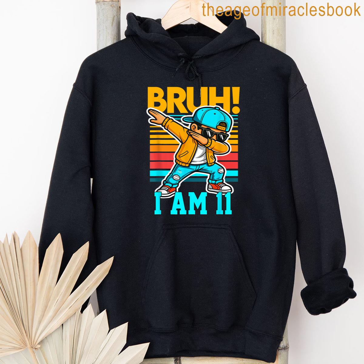 Alternative view of 11 Year Old Birthday Boy Dabbing Bruh Its My 11th Birthday T-shirt