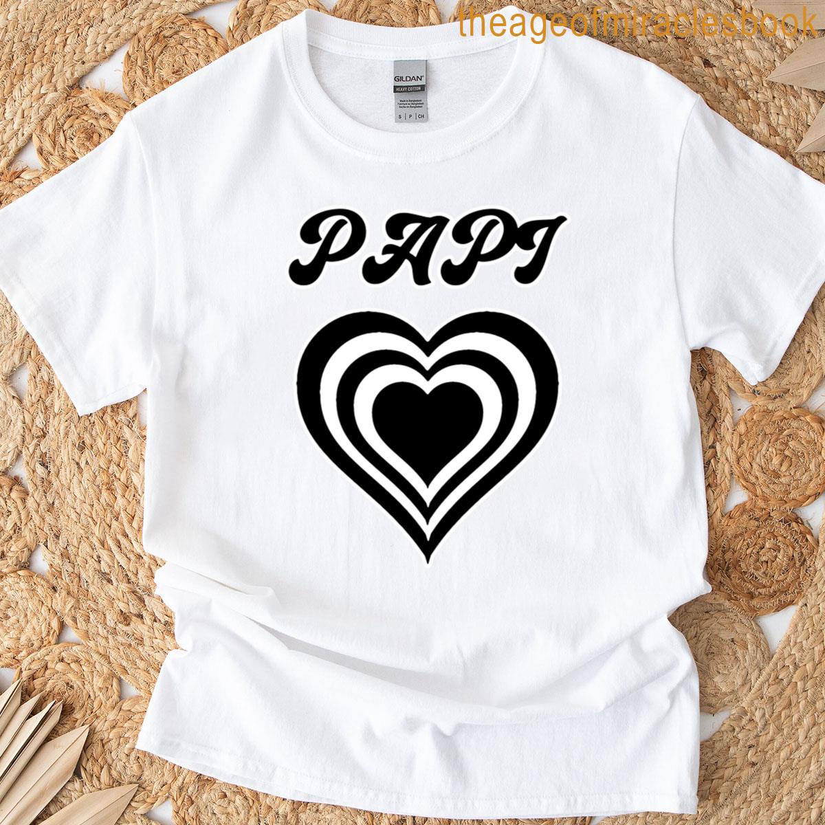 Papi Heart Tee Design T-shirt