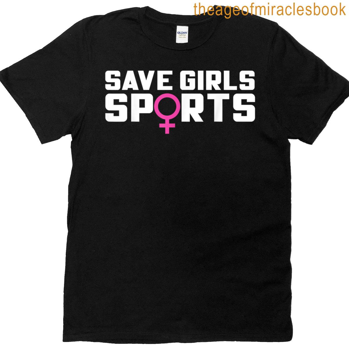 Save Girls Sports Women Female Team Play The Game T-shirt
