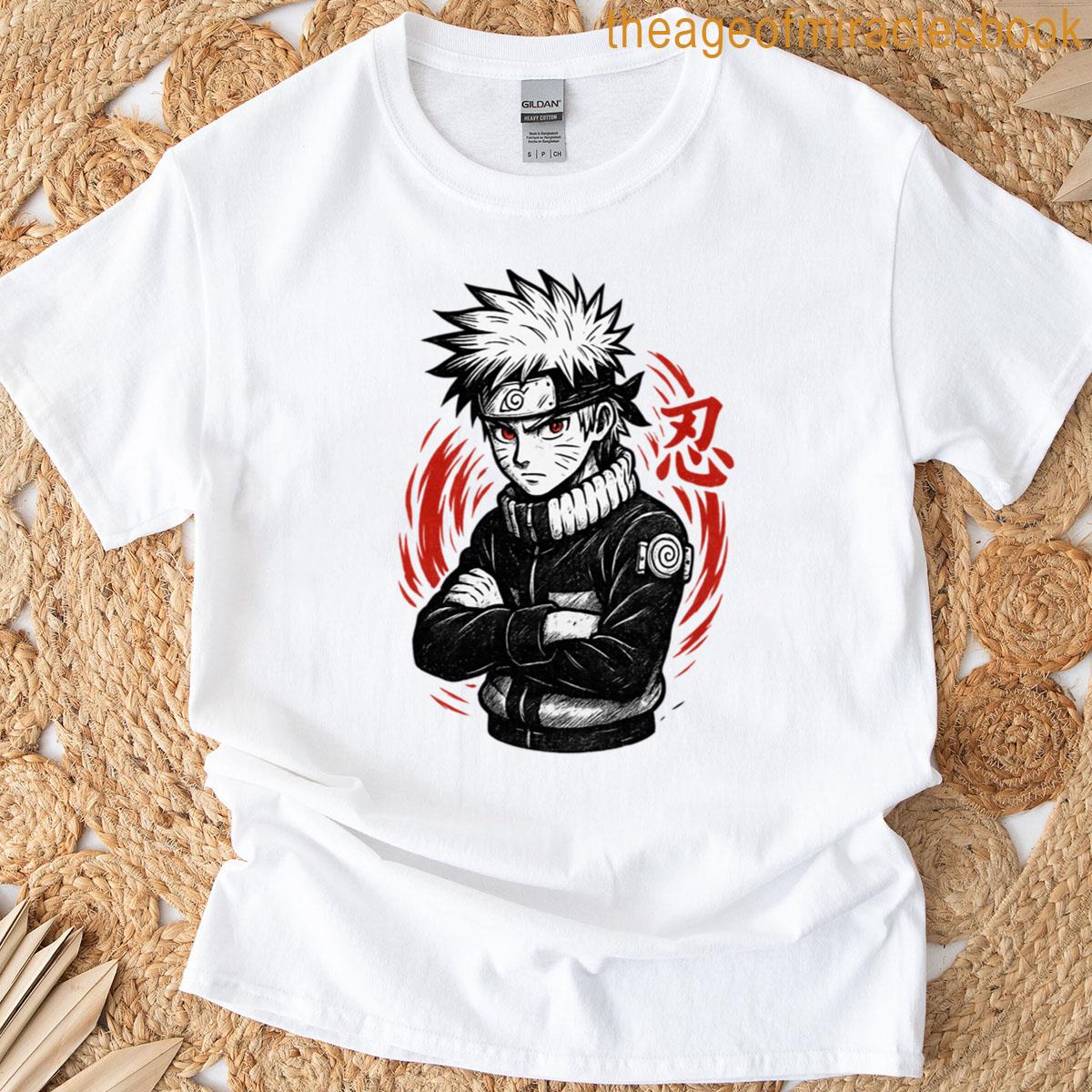 Crimson Shinobi Manga Style Ninja Art Cybershogun Original T-shirt