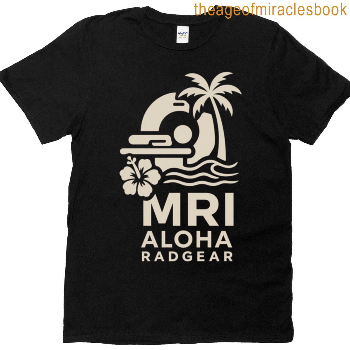 Mri Safety Logo With Hawaiian Influence T-shirt