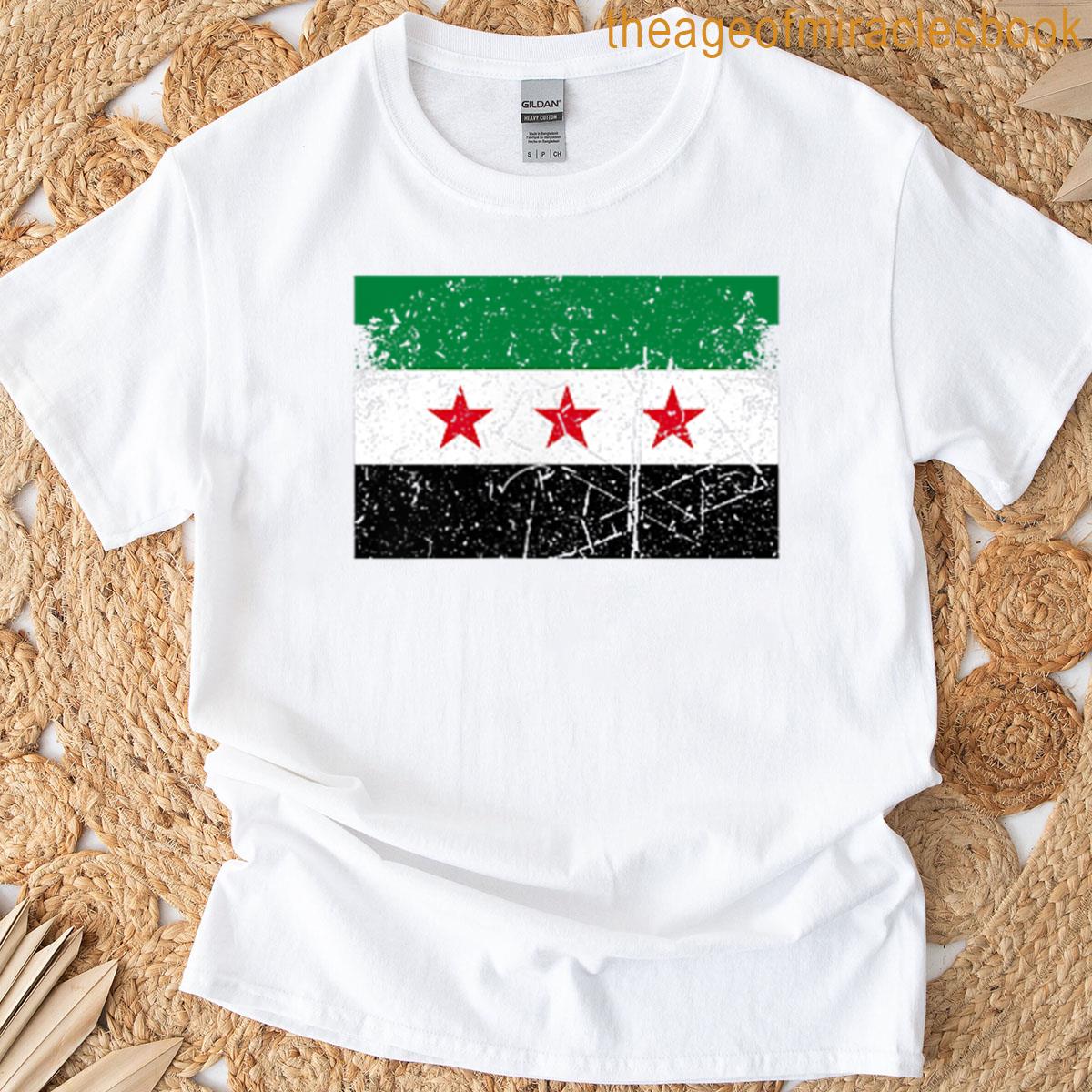 New Syria Flag Graphic For Men Women Kids T-shirt