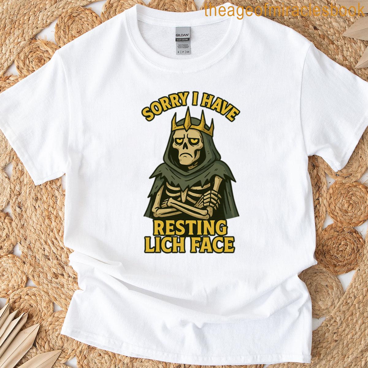 Resting Lich Face Oversized T-shirt