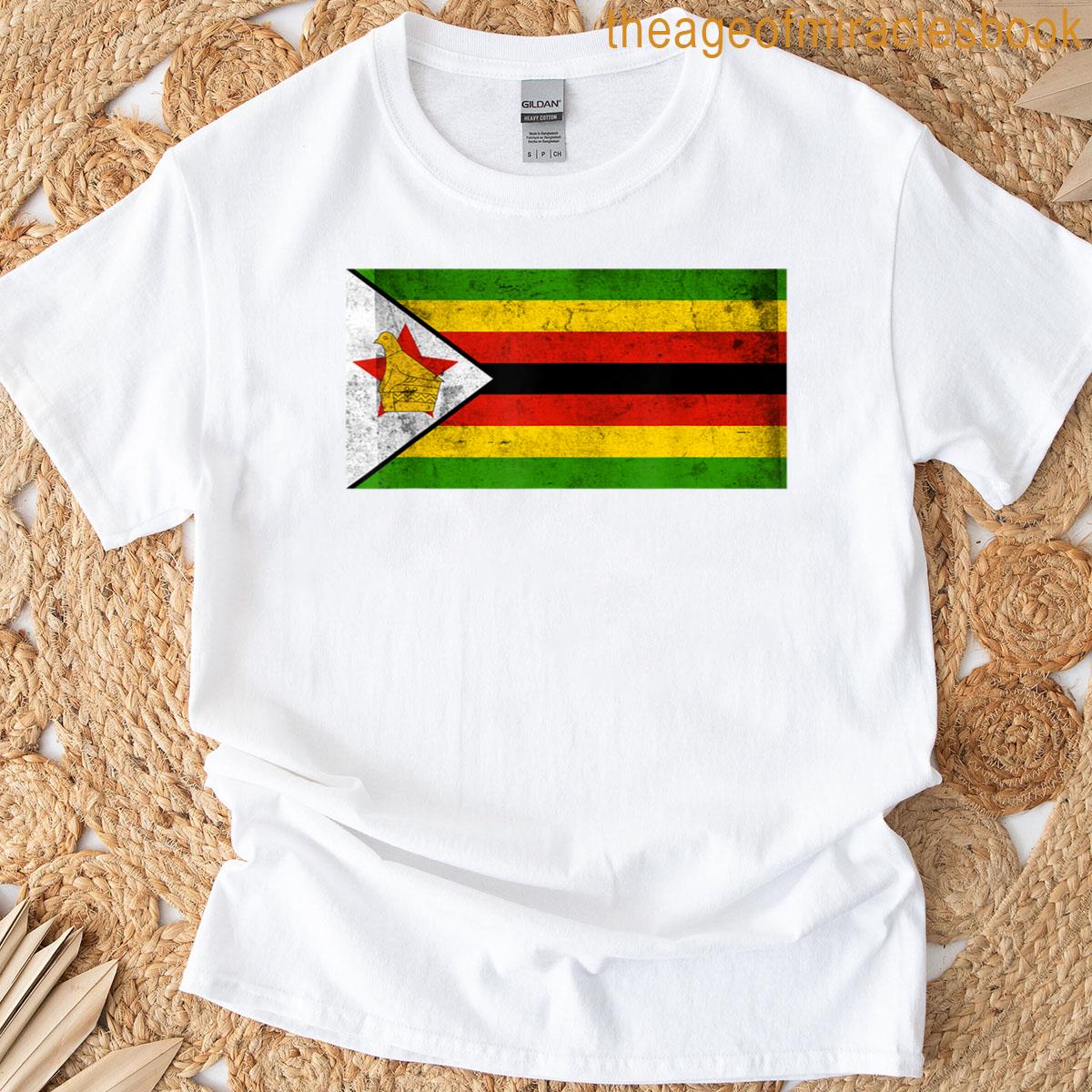 Zimbabwe Flag Graphic For Men Women Kids T-shirt