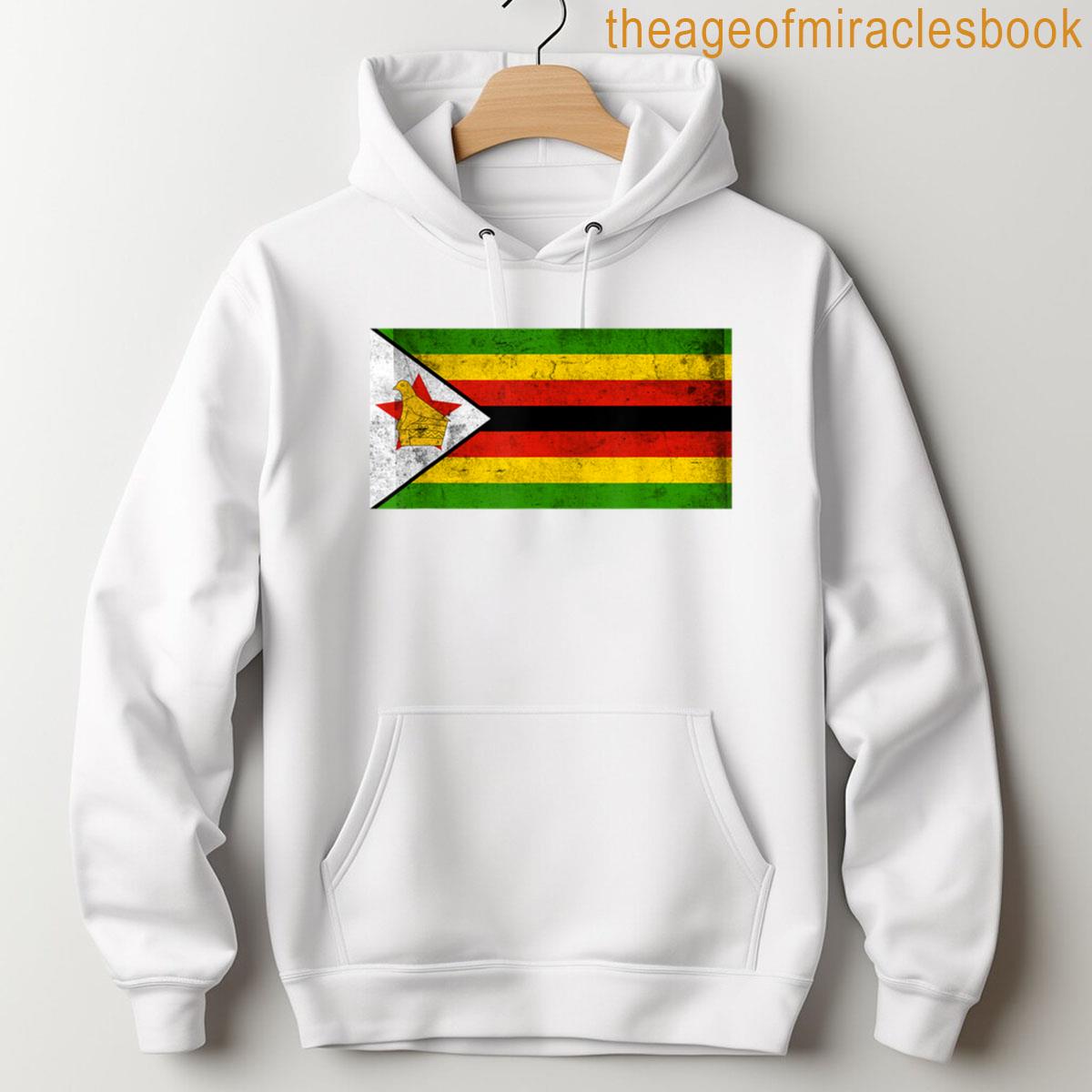 Alternative view of Zimbabwe Flag Graphic For Men Women Kids T-shirt