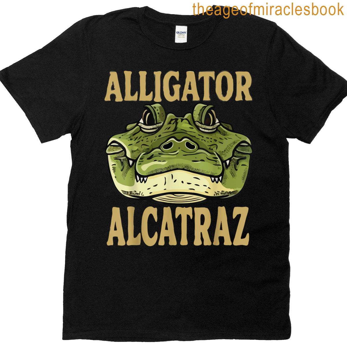 Crocodile Alligator Face Crocodiles Gator Who Love Zoo Funny T-shirt