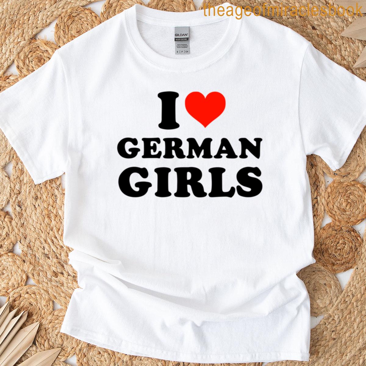 I Love German Girls Boxy T-shirt