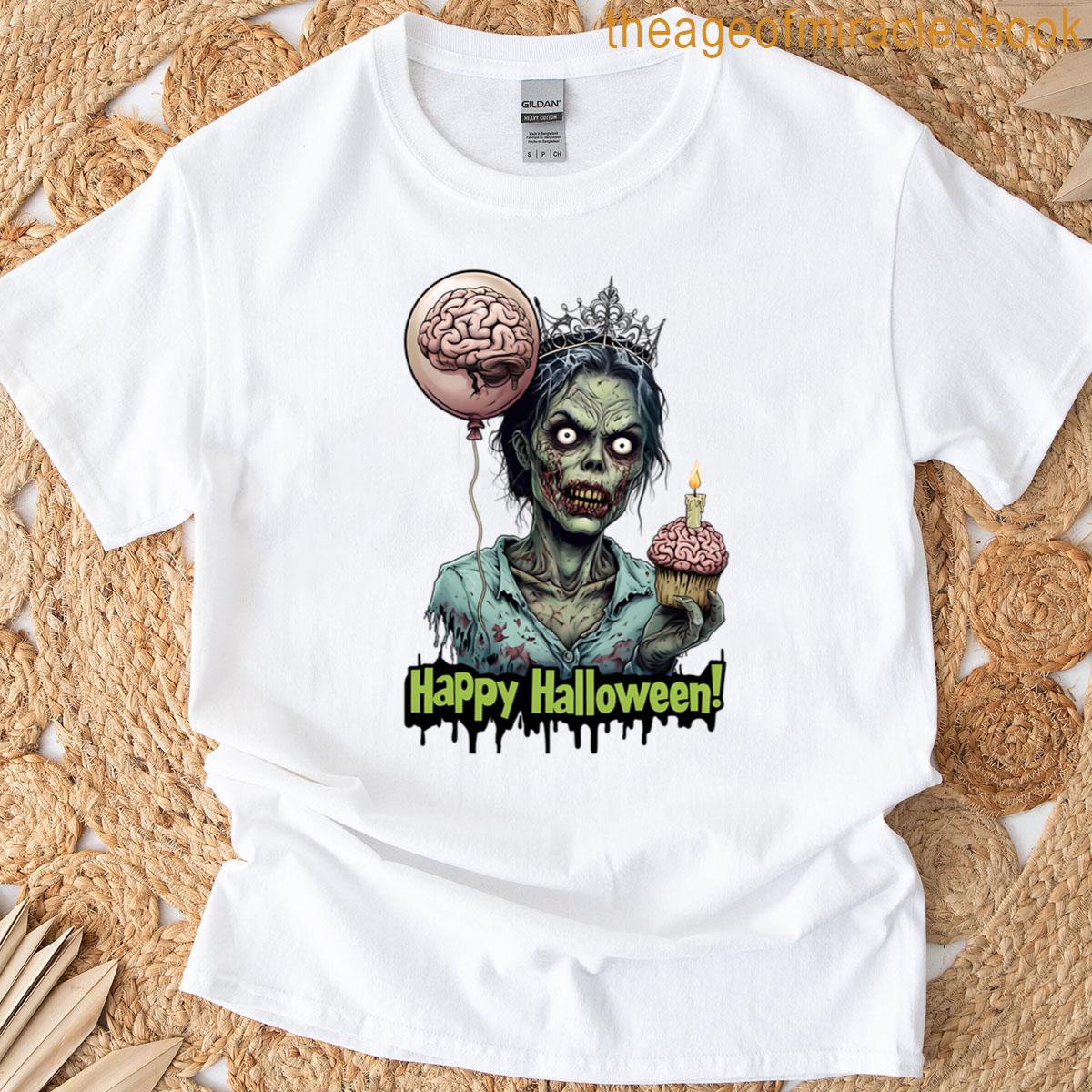 Zombie Halloween Queen T-shirt