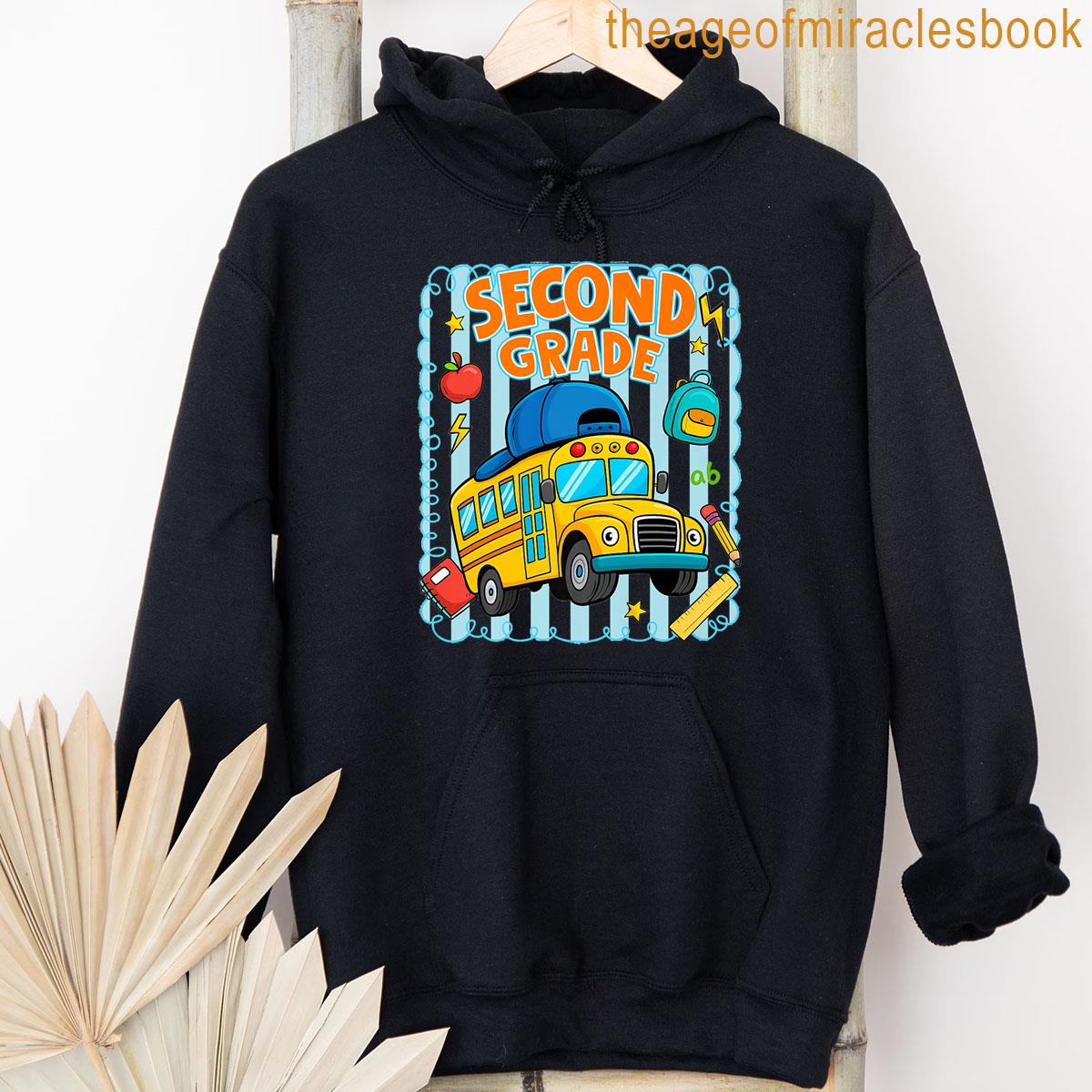 Alternative view of 2nd Grade Squad School Bus Back To School Teacher Student Premium T-shirt