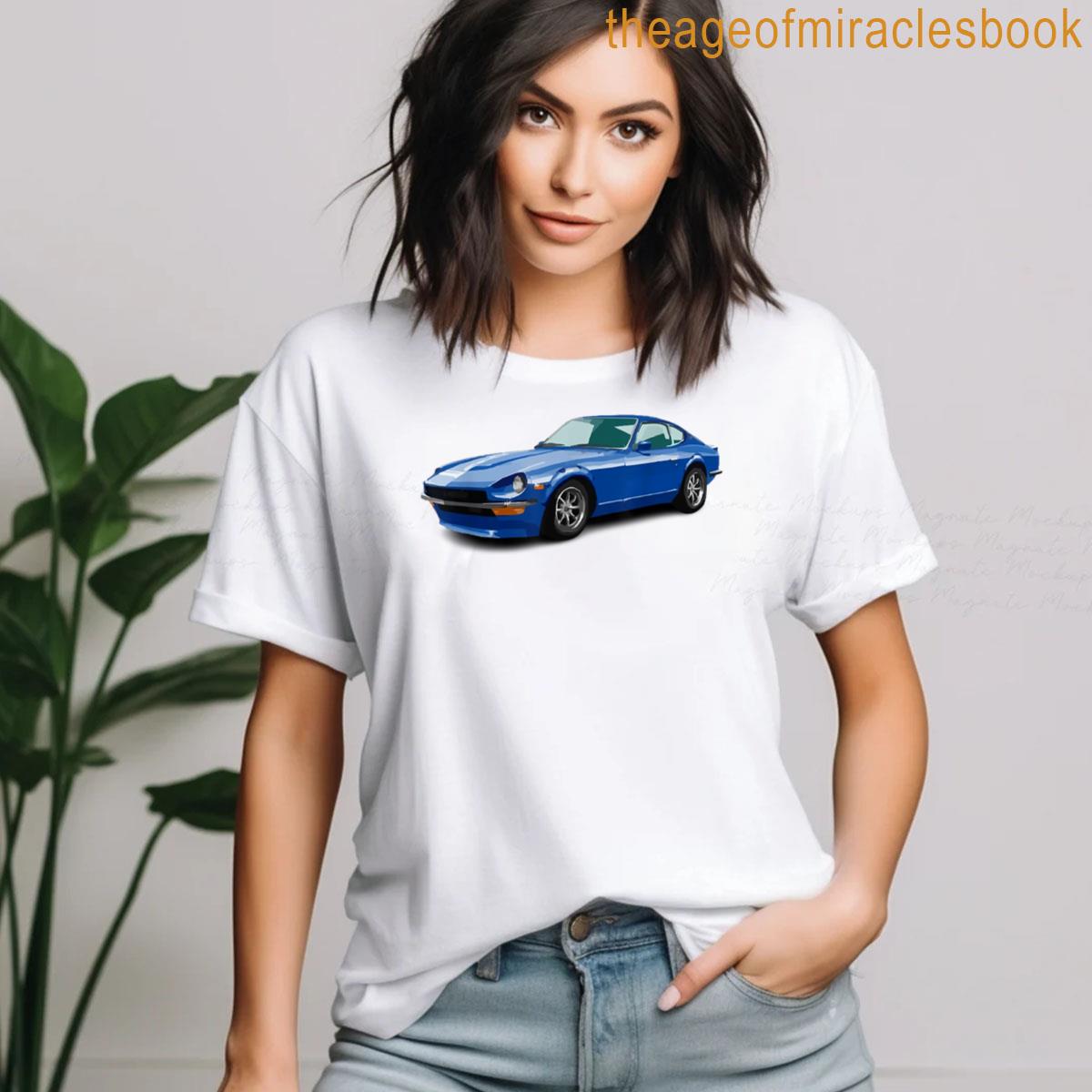 【1011 Gallery】Gallery Blue Car T-shirt Monster blue drift car - Buytshirtdesigns