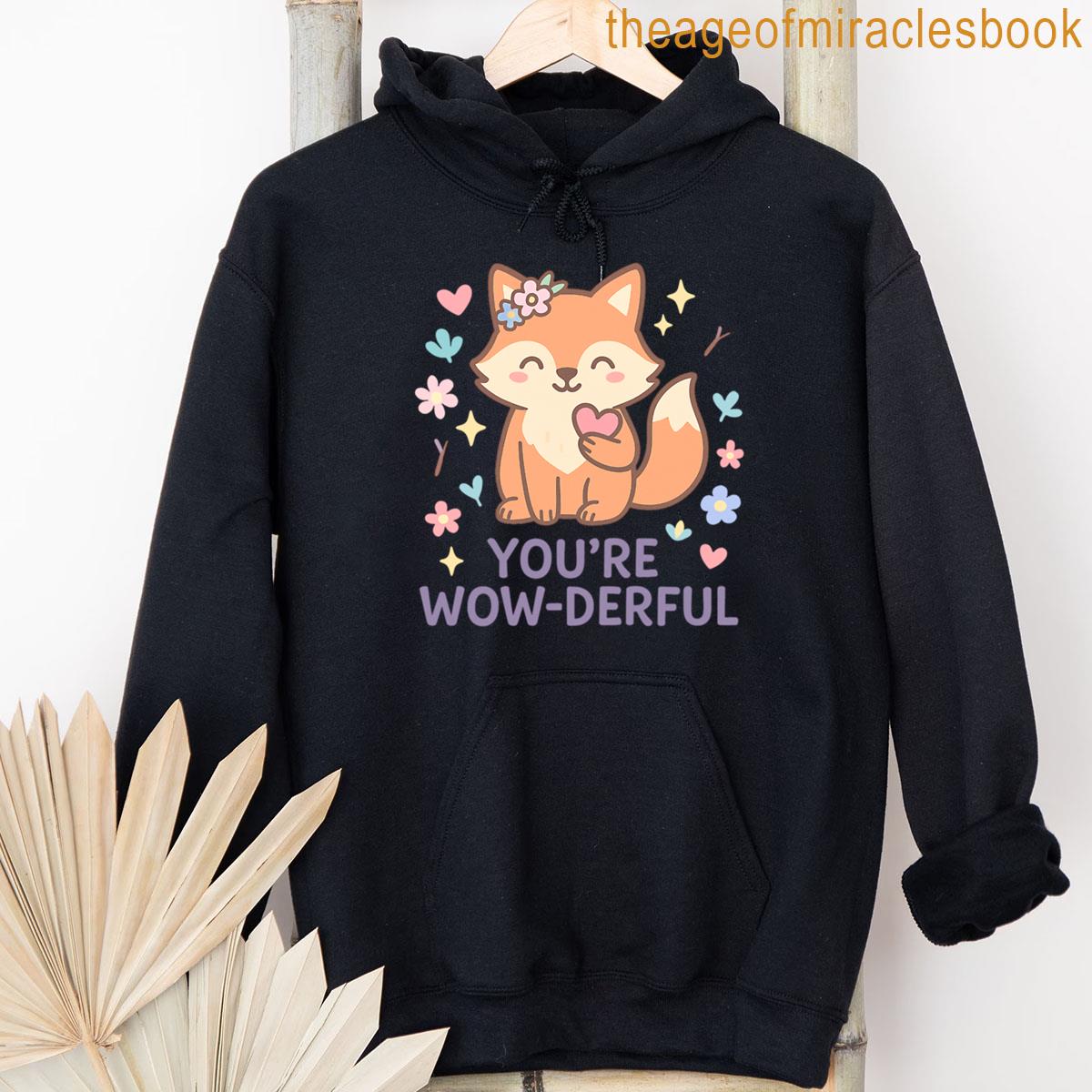 Alternative view of Youre Wowderful - Cute Pastel Fox With Positive Message T-shirt