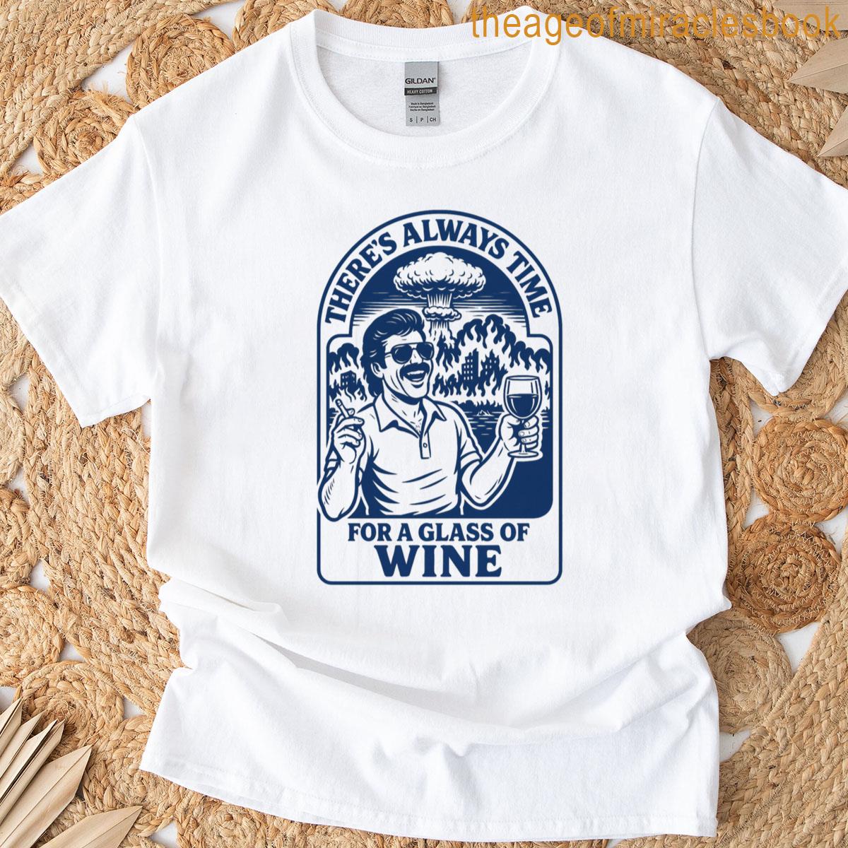 80s Beer Dad Vintage Funny Beer Atomic Bomb Retro Dark Humor Design T-shirt
