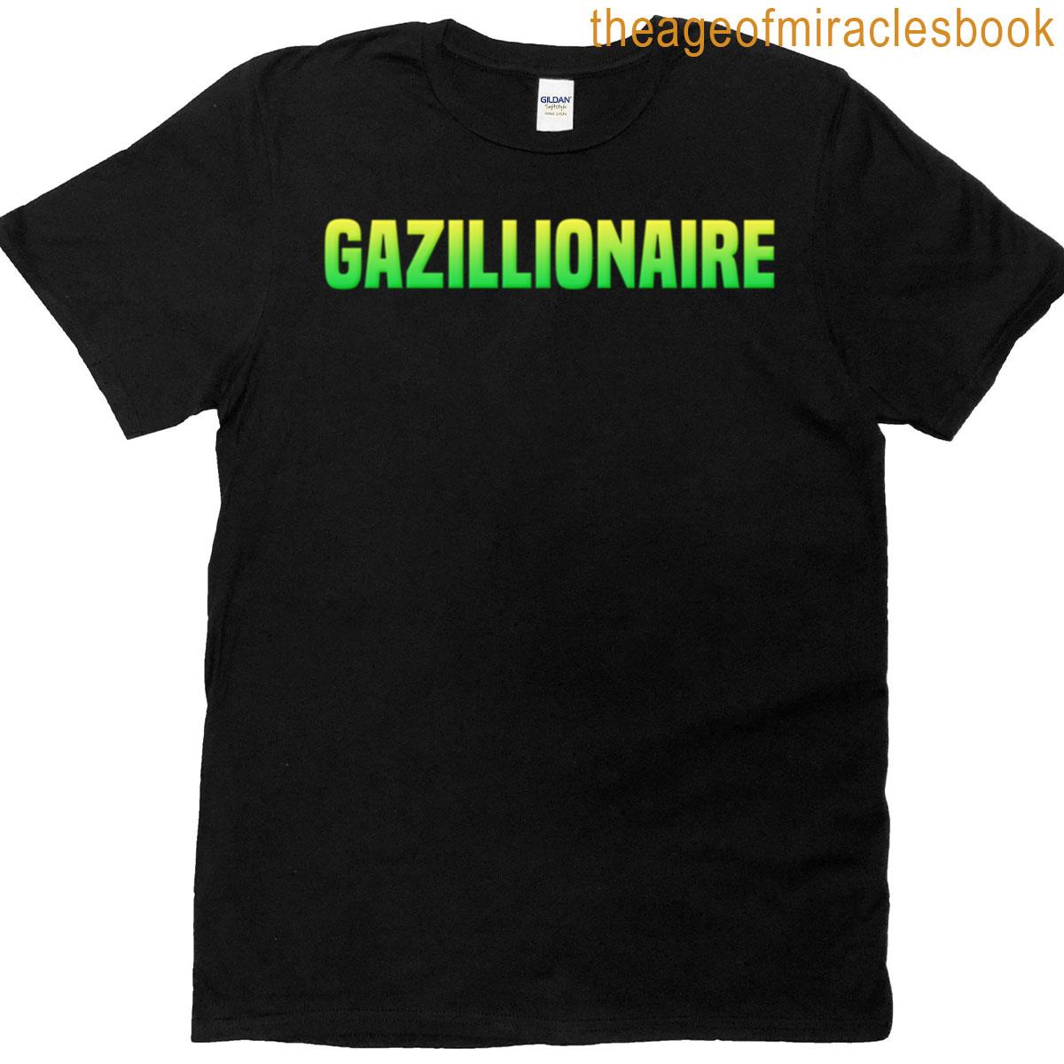 Gazillionaire Manifesting Words Lime Green T-shirt