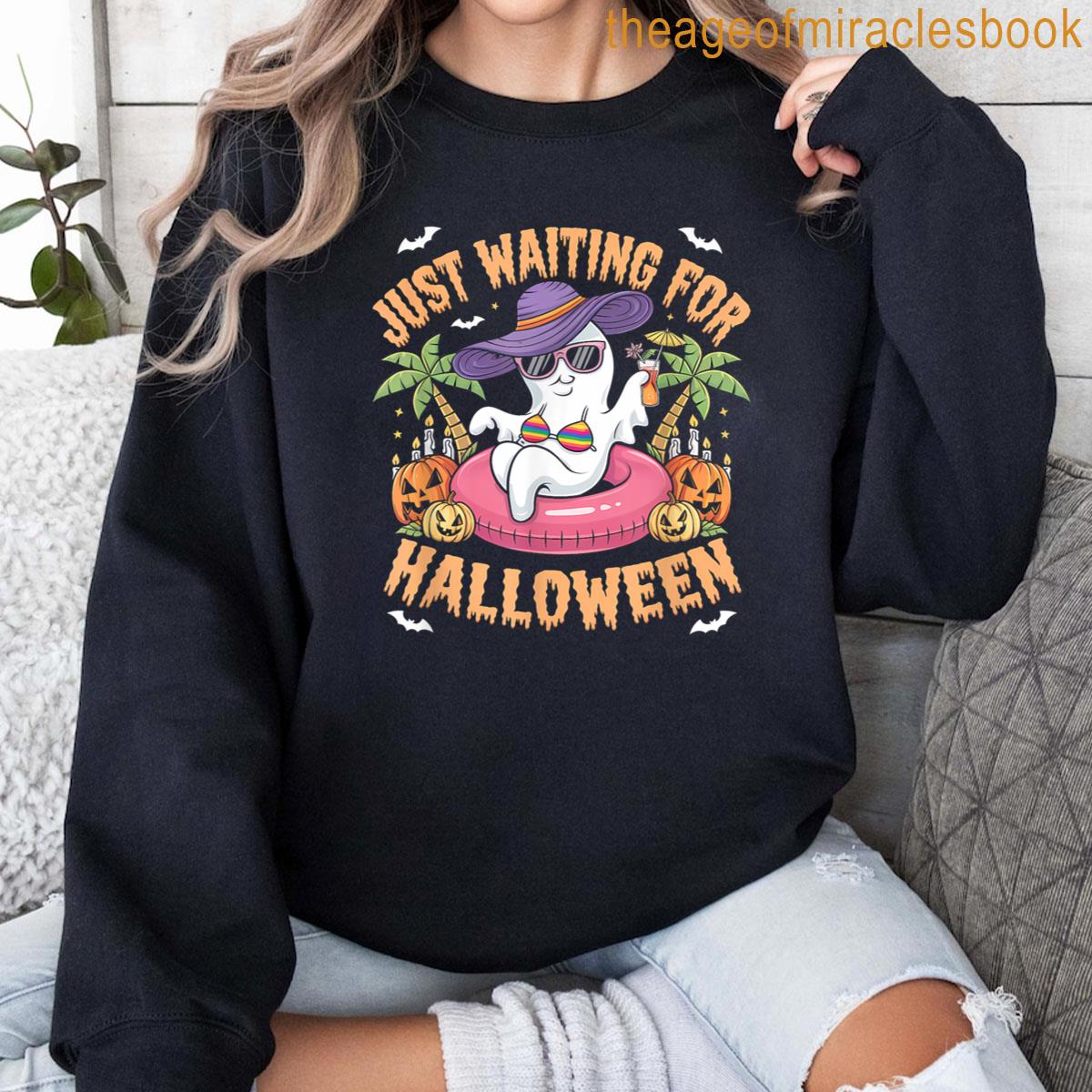 Just Waiting For Halloween Spooky Goose For Men T-shirt