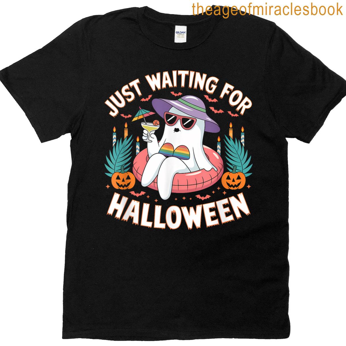 Just Waiting For Halloween Spooky Goose For Women T-shirt