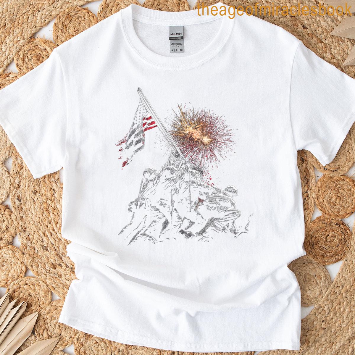 1776 Patriotic American Flag 4th Of July T-shirt