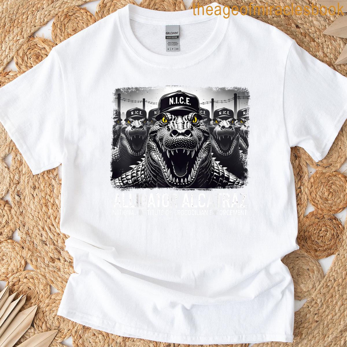 Alligator Alcatraz Crocodile Guard Enforcement T-shirt