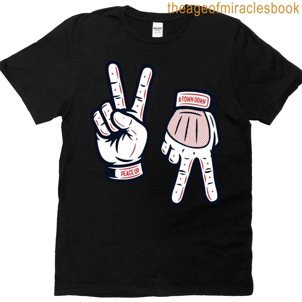 Braves Chris Sale Peace Up A Town Down T-shirt