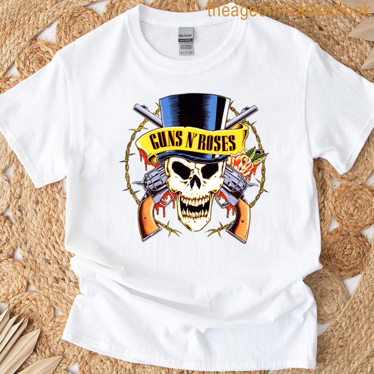 Guns N Roses Logo Iconic Rock Band Tee With Guns And Roses Emblem T-shirt