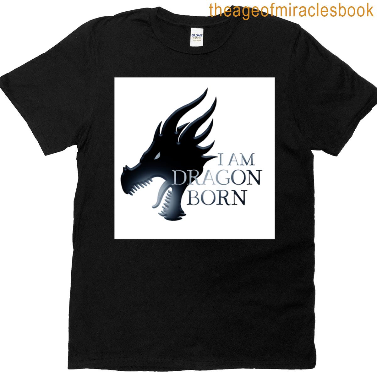 I Am Dragonborn Skyrim-inspired Design Premium T-shirt